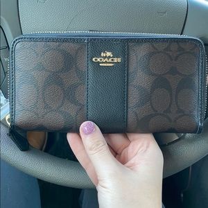 Brown coach wallet